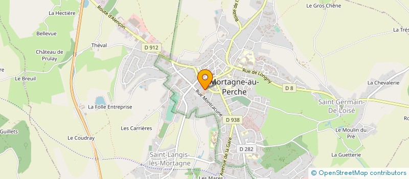 localisation de l'entreprise SYND MIXTE CONSTRUCTION CASERNE GENDARME à MORTAGNE-AU-PERCHE