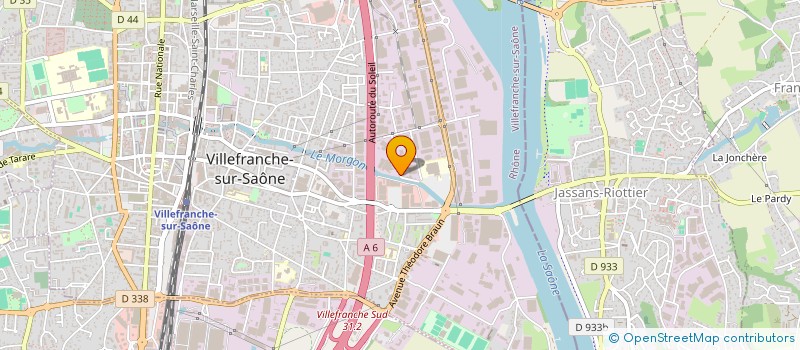 localisation de l'entreprise SYND MIXTE D ELIMINATION DE TRAITEMENT ET DE VALORISATION DES DECHETS BEAUJOLAIS DOMBES à VILLEFRANCHE-SUR-SAONE