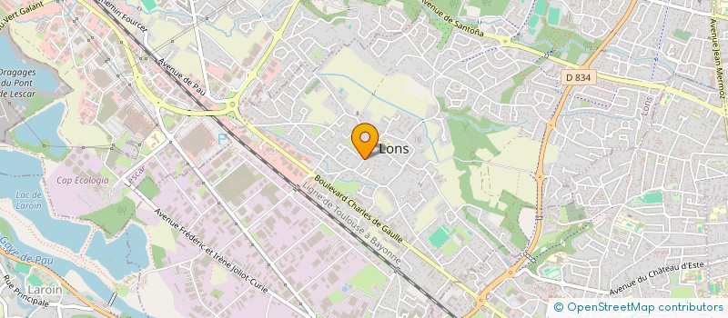 localisation de l'entreprise SYND MIXTE D'ETUDE DU GRAND PAU  LONS