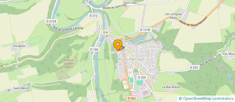 localisation de l'entreprise SYND MIXTE DE LA PISCINE SUISSE NORMANDE à THURY-HARCOURT-LE-HOM