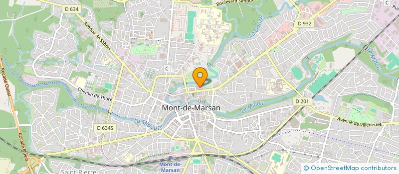 localisation de l'entreprise SYND MIXTE DEP DES LANDES COM DE PONTONX à MONT-DE-MARSAN
