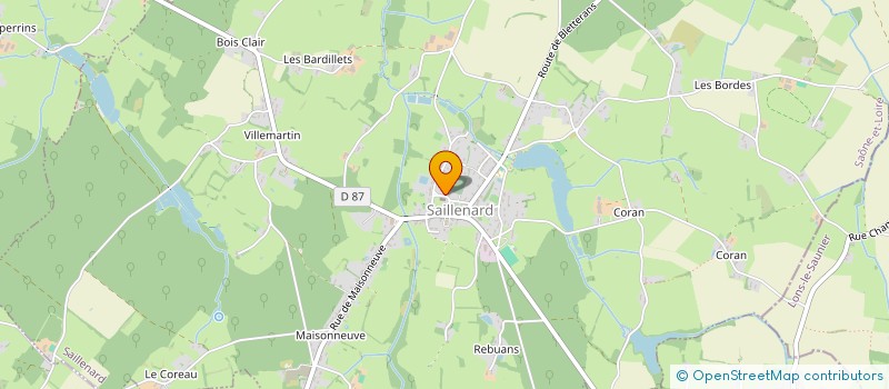 localisation de l'entreprise SYND MIXTE DES EAUX DE LA SEILLETTE  SAILLENARD