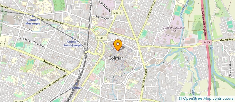 localisation de l'entreprise SYND MIXTE DES EMPLOYEURS FORESTIERS DE COLMAR ROUFFACH ET ENVIRONS à COLMAR
