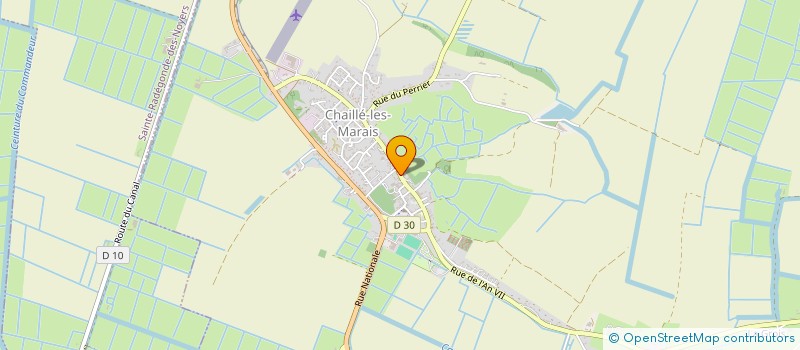 localisation de l'entreprise SYND MIXTE DU PAYS DU MARAIS SUD VENDEEN à CHAILLE-LES-MARAIS
