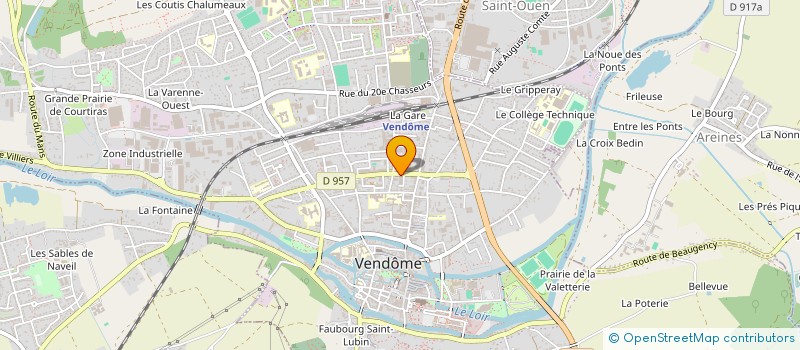 localisation de l'entreprise SYND MIXTE DU PAYS VENDOMOIS  VENDOME
