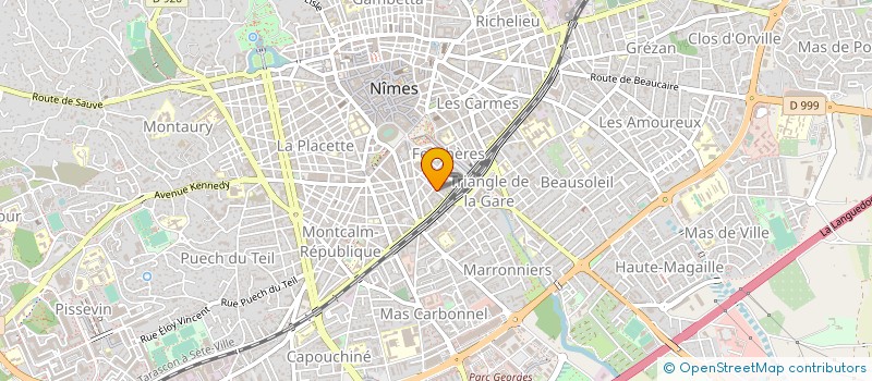 localisation de l'entreprise SYND MIXTE DU PONT DU GARD à NIMES