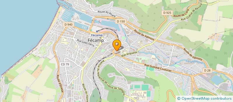 localisation de l'entreprise SYND MIXTE ETUD COORD LUTTE INONDATIONS à FECAMP