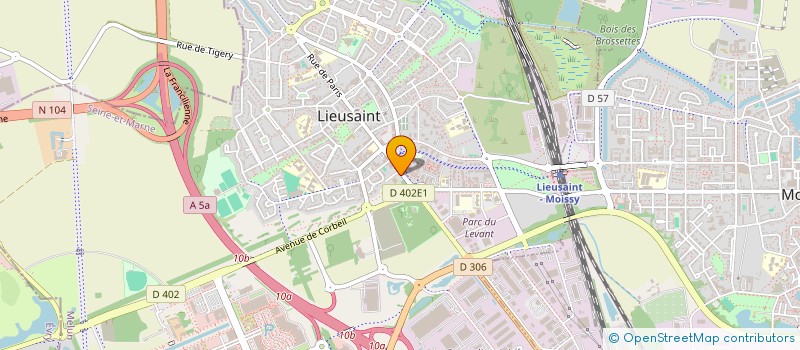 localisation de l'entreprise SYND MIXTE ETUDE PROGR VILLE NOUVELLE à LIEUSAINT