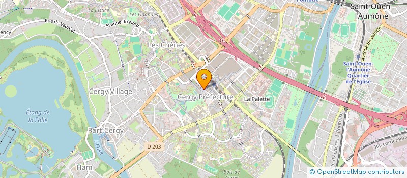 localisation de l'entreprise SYND MIXTE ETUDE PROGRAM REVIS SCHEM DIR à CERGY