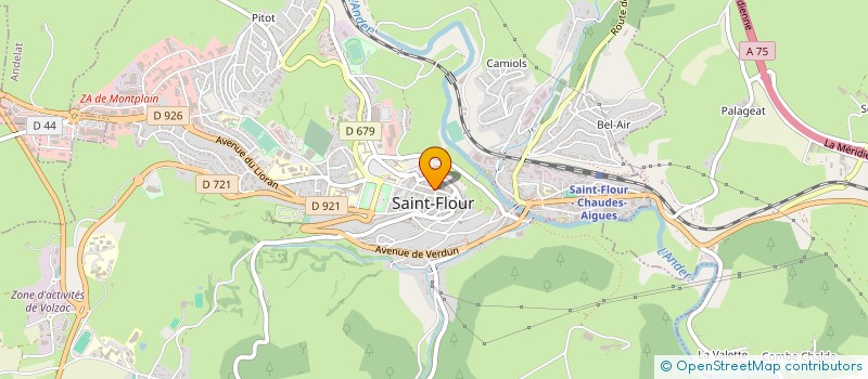 localisation de l'entreprise SYND MIXTE GESTI AEROD ST FLOUR COLTINES à SAINT-FLOUR