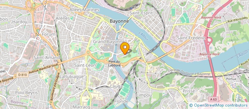 localisation de l'entreprise SYND MIXTE KOSTA GARBIA à BAYONNE