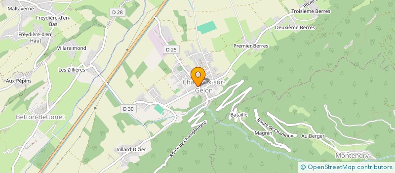 localisation de l'entreprise SYND MIXTE POUR AMENA REGION ARC ISERE à BOURGNEUF