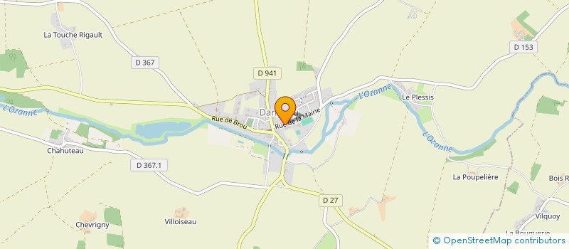 localisation de l'entreprise SYND MIXTE POUR LA COLLECTE ET TRAITEMENT DES ORDURES MENAGERES REGION DE BONNEVAL BROU ILLIERS COMBRAY à DANGEAU