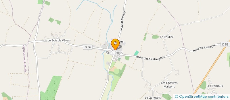 localisation de l'entreprise SYND MIXTE RESEAUX AEP NORD EST BOURGES à SOULANGIS