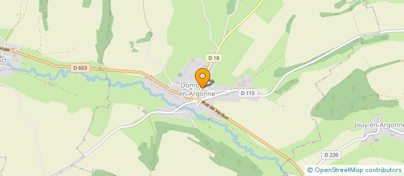 localisation de l'entreprise SYND MIXTE SCOLAIRE DOMBASLE NIXEVILLE..  DOMBASLE-EN-ARGONNE