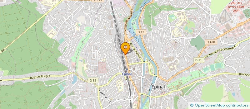 localisation de l'entreprise SYND MIXTE SCOT DES VOSGES CENTRALES à EPINAL