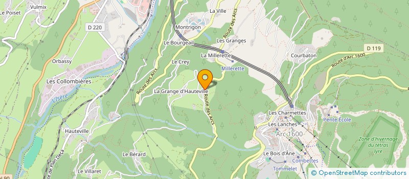 localisation de l'entreprise SYND MONIT SKI BOURG ST MAURIC à BOURG-SAINT-MAURICE