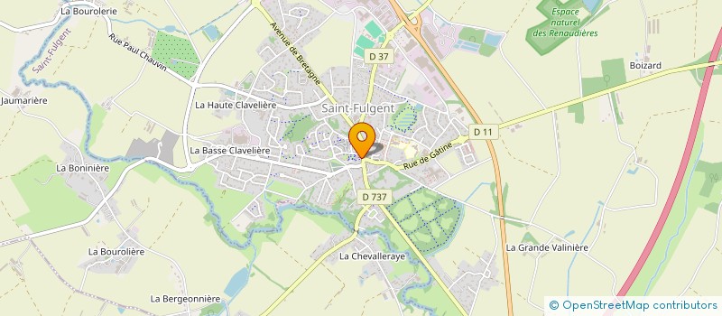 localisation de l'entreprise SYND NAISSEURS & ENGRAISSEURS DE LAPINS à SAINT-FULGENT