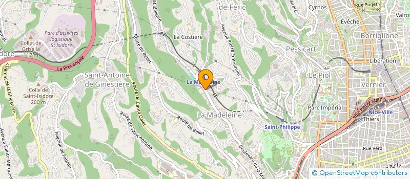 localisation de l'entreprise SYND NAL ENSEI SECONDAIRE  NICE
