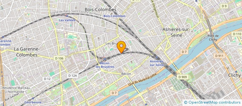 localisation de l'entreprise SYND NAT CHIRURGIE PLAST CONSTR ESTHETIQ à COURBEVOIE