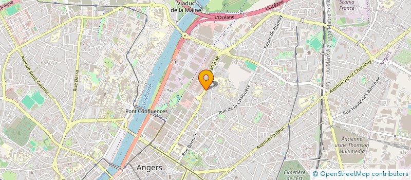 localisation de l'entreprise SYND NAT DES DESHYDRATEURS DE FRANCE à ANGERS