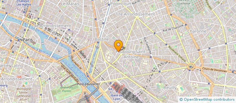 localisation de l'entreprise SYND NAT DIRECTEURS ENTREP ARTIST CULTUR  PARIS