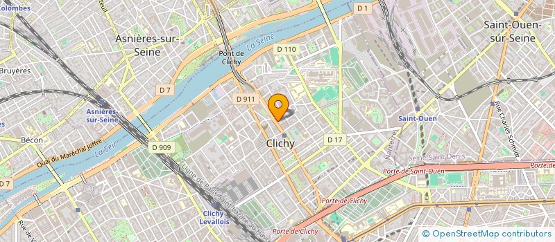 localisation de l'entreprise SYND NAT FABRI BOITE EMBAL BOUCH METALLI à CLICHY