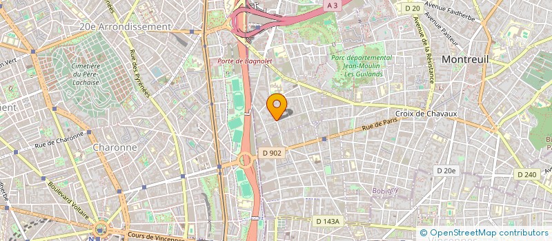 localisation de l'entreprise SYND NAT GRIMPEURS ENCADRANT DS LES ARBR à BAGNOLET