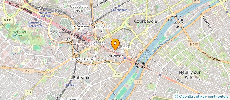 localisation de l'entreprise SYND NAT LOUERS TRANSCONT CIT à COURBEVOIE
