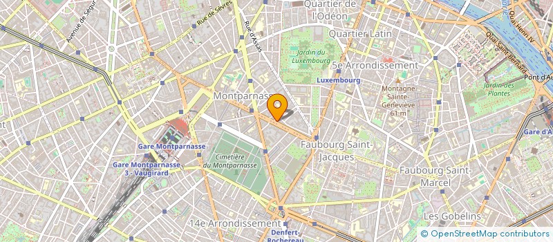 localisation de l'entreprise SYND NAT MEDECIN BIOLOGISTES 5  PARIS