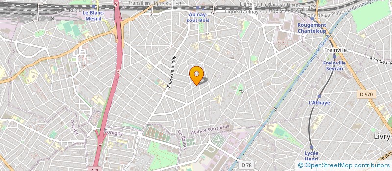 localisation de l'entreprise SYND NAT ORGAN FORM BUREAU MICRO INFORM à AULNAY-SOUS-BOIS