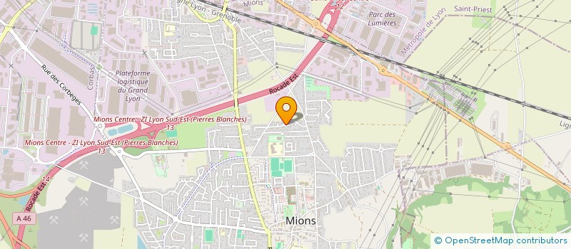 localisation de l'entreprise SYND NAT RECUP RENOV FUTS EMB  SAINT-PIERRE-DE-CHANDIEU