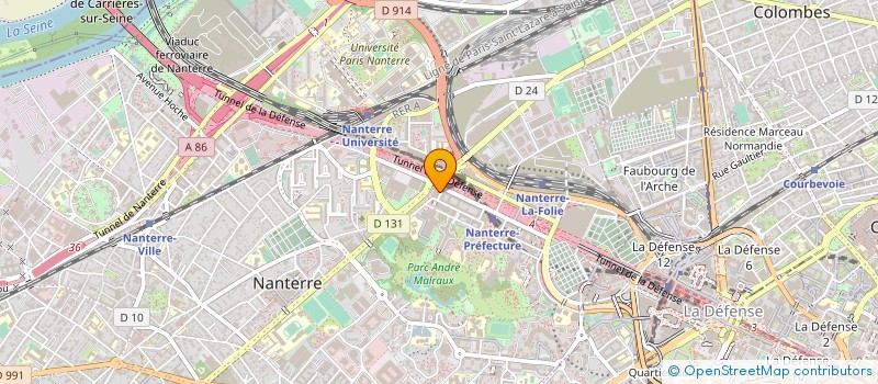 localisation de l'entreprise SYND NATI AGEN GEN DU GAN à NANTERRE