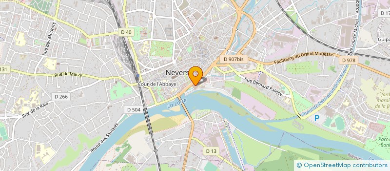 localisation de l'entreprise SYND NATION UNITAIRE INSTIT PROF ET PEGC à NEVERS