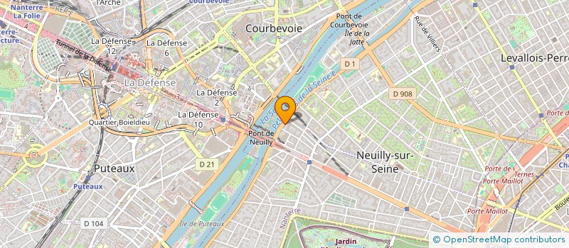 localisation de l'entreprise SYND NATIONAL EDITION PHONOGRAPHIQUE à NEUILLY-SUR-SEINE