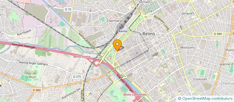 localisation de l'entreprise SYND NATIONAL KINESIPERAPEUTE GROUPE à REIMS
