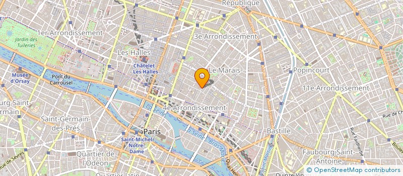 localisation de l'entreprise SYND NATIONAL PROFESSEURS YOGA  PARIS