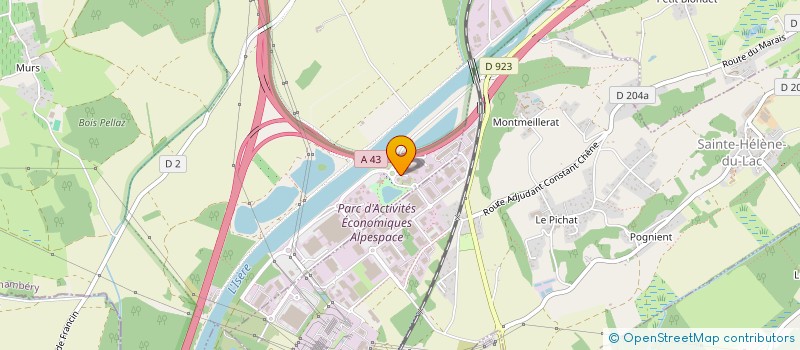 localisation de l'entreprise SYND NATIONAL  TELEPHERIQUES DE FRANCE  PORTE-DE-SAVOIE