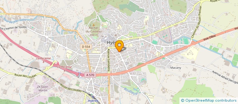 localisation de l'entreprise SYND NEPTUNE à HYERES