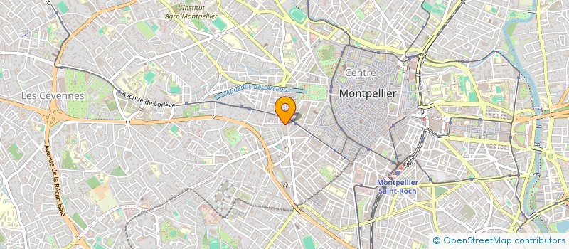 localisation de l'entreprise SYND NON PROFESSIONNEL DE LA COPROPRIETE 5 RUE PAGES à MONTPELLIER