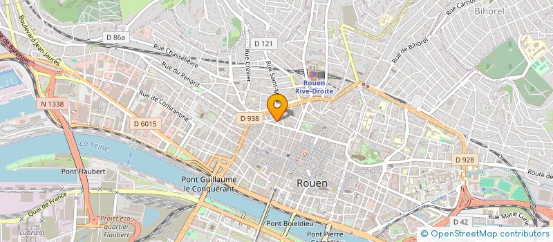 localisation de l'entreprise SYND NORMAND FABRICANT CONFECT à ROUEN