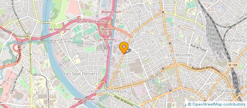 localisation de l'entreprise SYND ORGANISMES SOCIAUX DIVERS à TOULOUSE