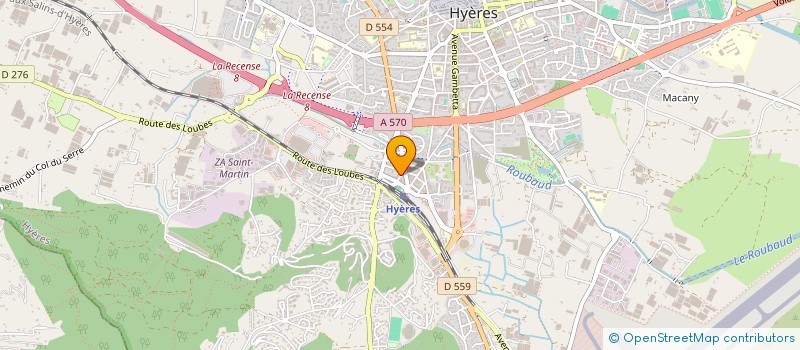 localisation de l'entreprise SYND PALME D OR à HYERES