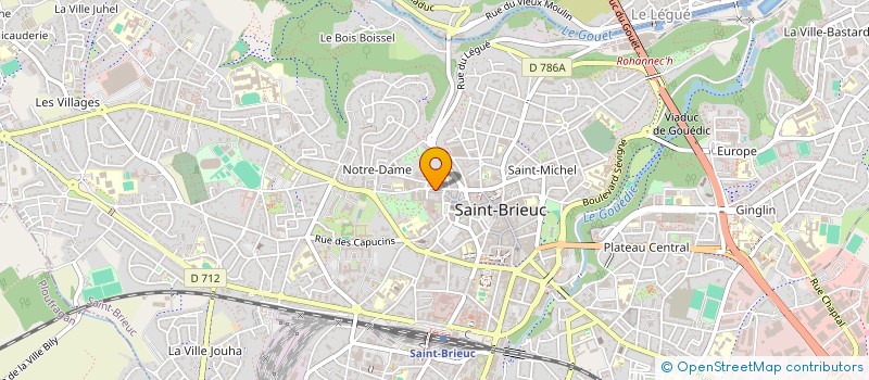 localisation de l'entreprise SYND PATRONAL BOULANGER CDN à SAINT-BRIEUC