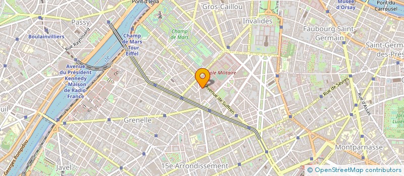 localisation de l'entreprise SYND PERS RECHERCHES ET ANALYSES ETRANGE à PARIS