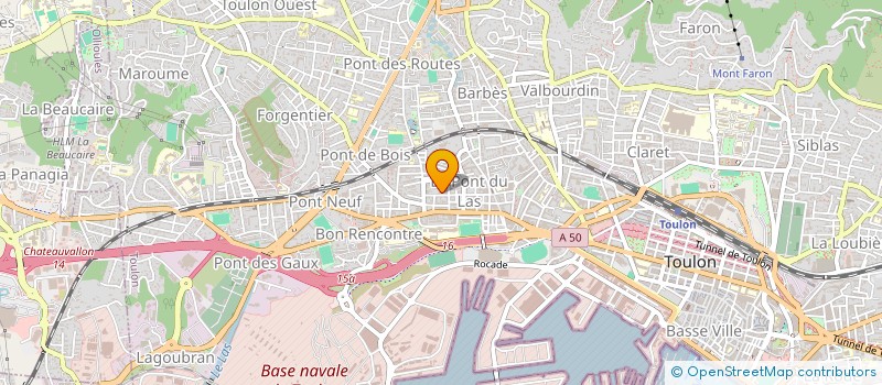 localisation de l'entreprise SYND PETIT TRIANON  TOULON