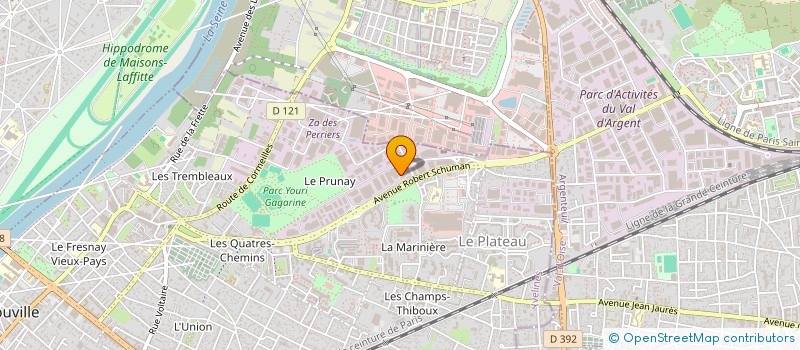 localisation de l'entreprise SYND. PHARMACIENS DES YVELINES  SARTROUVILLE