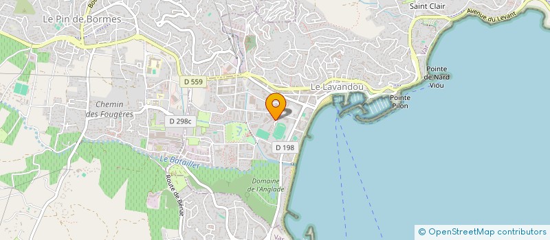localisation de l'entreprise SYND POSIDONIA à LE LAVANDOU