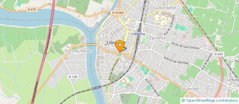 localisation de l'entreprise SYND. PROD. CHAMPIGNONS PARIS  REG SUD-O  LIBOURNE