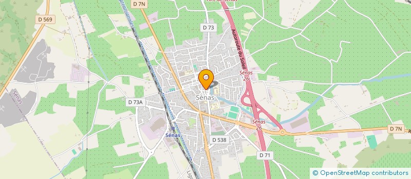 localisation de l'entreprise SYND PROD FRUIT VALL DURANCE à SENAS
